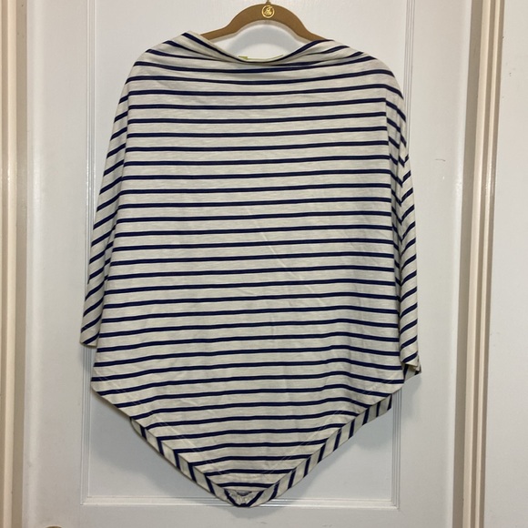 rockpaperflower Bateau Striped One Size Poncho NWOT - Picture 8 of 10